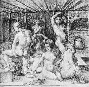 Albrecht Durer The Women's Bath oil